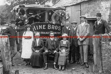 F001119 Photo of wedding party posing with Sentinel 6 ton steam waggon Hine Bros