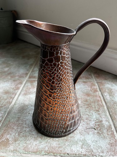 Vintage sankey copper jug - js&s,