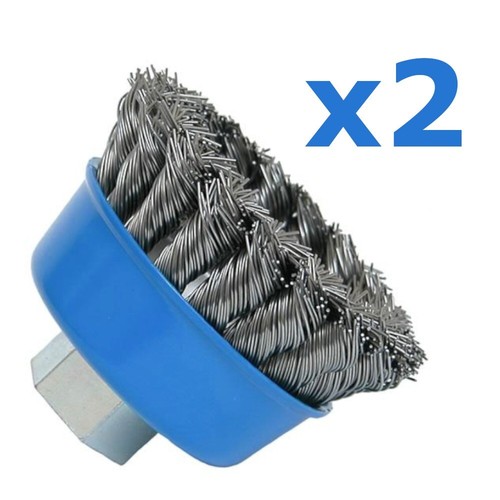 Grinder cup brush 75mm - grinder, twist