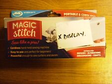 X DISPLAY, JML MAGIC STITCH PORTABLE CORDLESS HANDHELD SEWING MACHINE.