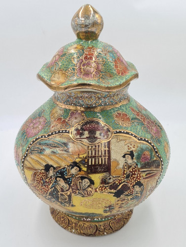 Satsuma style lidded ginger - satsuma,