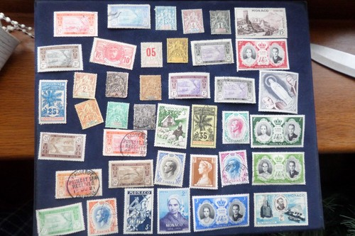 Old french stamps - french,