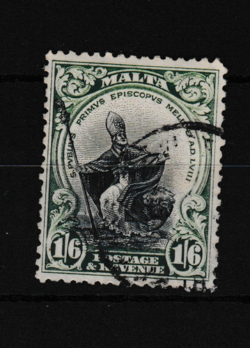 Malta 1930 black and - 6d,