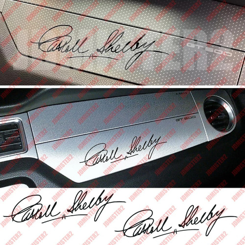 Carroll shelby signature - carroll,