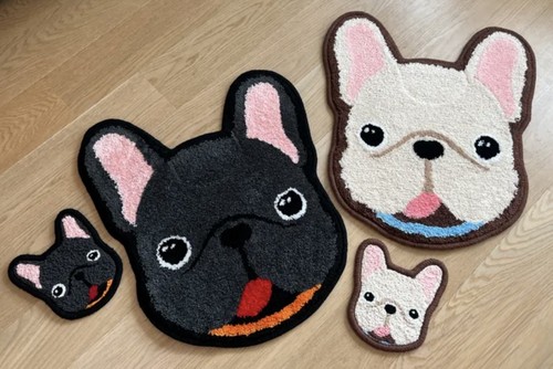 Mini carpet french bulldog - french,