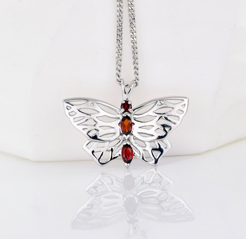 Elegant garnet butterfly - elegant,