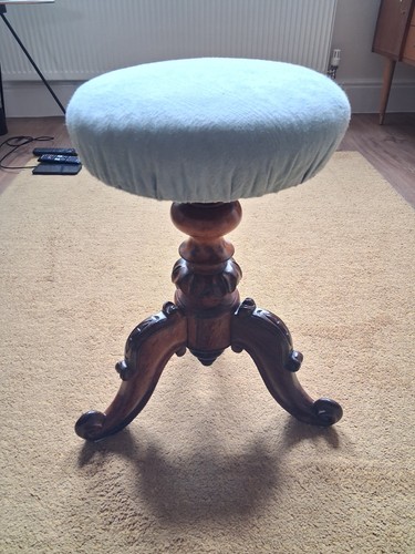 Victorian piano stool - victorian,
