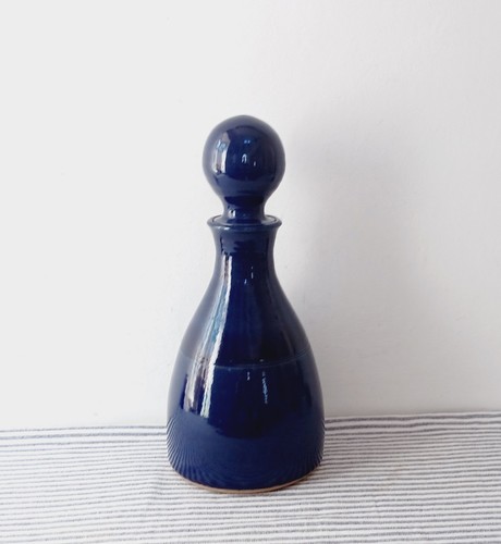 Vintage studio pottery - pottery, blue