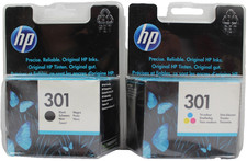 Genuine Original HP 301 Black