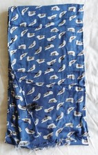Peony - Lovely Blue Bird Rectangular Scarf - New without tags
