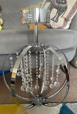 The Range Chrome Orb Jewelled Flush Fitting LED Electrical Fitting RRP £79.99