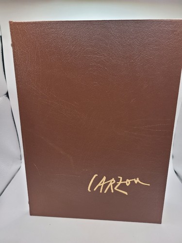 Jean carzou leather - jean, bound
