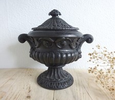 Victorian cast iron urn with