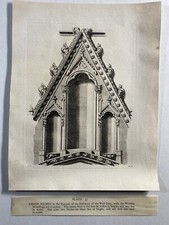Antique print engraving