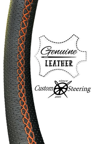 Perforated leather steering - perforated,