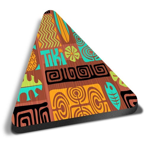Triangle mdf magnets tiki - magnets,