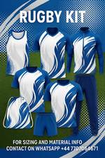Rugby Kit Set 6pc | Sublimated T-Shirt, Shorts, Tracksuit, Bag | Club Uniform