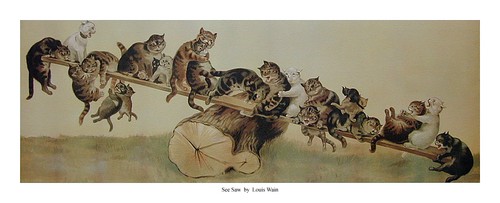 All six louis wain - all, cat