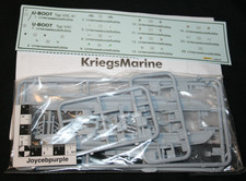 Airfix Heller U-Boat Type VIIC 1:400 scale model ship kit 81002.
