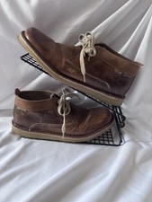 RED OR DEAD Men’s Ankle Boot Size EU 41 (UK 7/7.5) ‘Geography’ Gum Sole