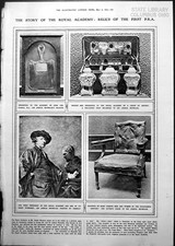 Old Relics First Royal Academy Palette Sitter'S Chair Presidents 1919 20th