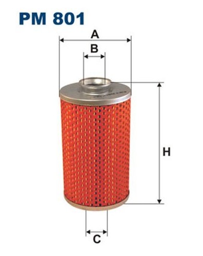 Fits filtron 801 fuel - pm,