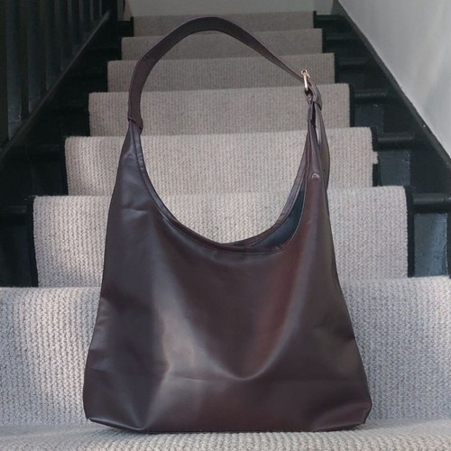 Burgundy hobo shoulder bag - burgundy,