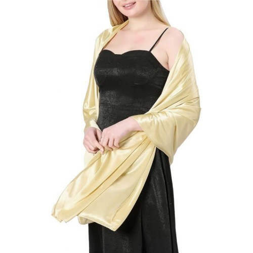 Silky iridescent scarf - scarf, wrap