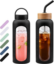 32 Oz Glass Water Bottle, 1
