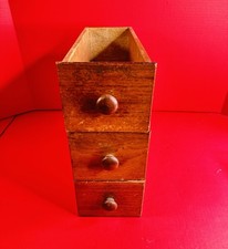 3 OAK DRAWERS from  Antique