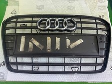 Front Kidney Grill, Gloss black, AUDI S5 B8.5 2012-2016