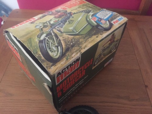 Action man motorcycle and - action, side
