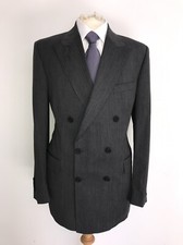 GIEVES & HAWKES - Mens GREY WOOL SUIT - UK 42 Long - W36 L33 - GORGEOUS