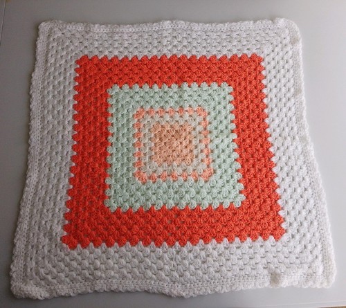 Hand knitted baby blanket - ,, new