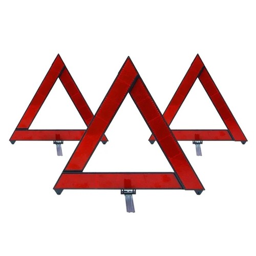 Large warning car - car, triangle