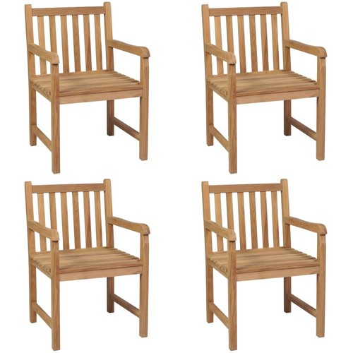 Outdoor chairs pcs - 4, solid