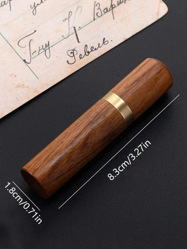 Wooden toothpick holder - wooden,