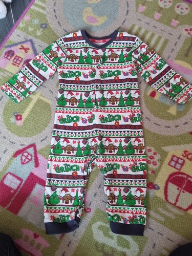The grinch babygrow - grinch, 9-12