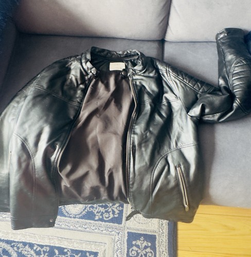 Zara boys leather jacket 14 - zara,