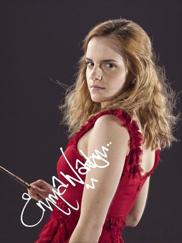 Emma watson signed - emma, autograph