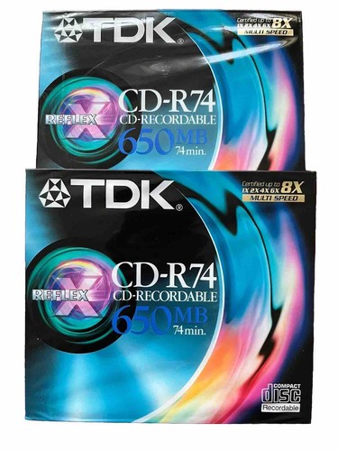 Pack tdk reflex r74 - reflex, cd-r74
