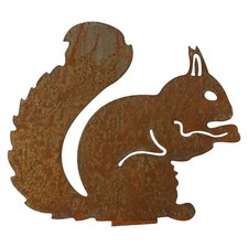 Iron Squirrel Decorative Pile