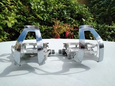 MKS Sylvan Bike Pedals.  MKS SY-1 Road Bike Pedals + MKS Half Toe Clips