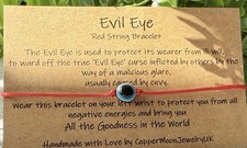 GOOD LUCK PROTECTION EVIL EYE Red String Bracelet Kabbalah Children Adults Gift