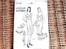 Vintage 1940s Vogue Sewing