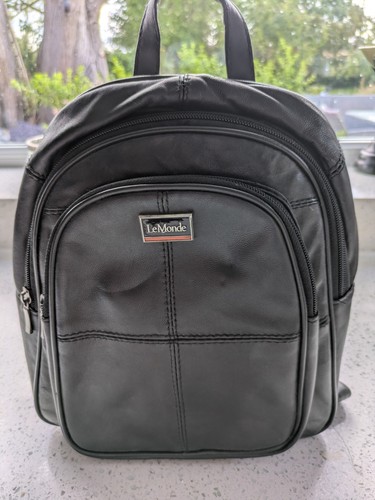 Monde leather backpack - le,