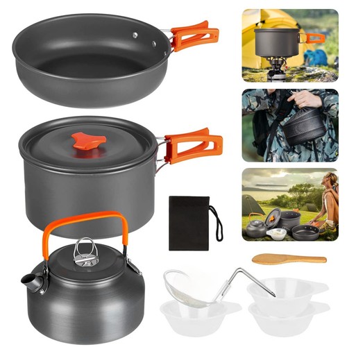 Camping cookware set outdoor - camping,