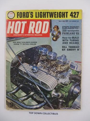 Hot rod magazine july - rod,