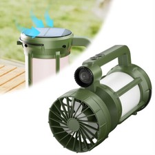 Solar Outdoor Fan Rechargeable