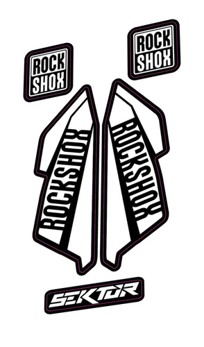 Rockshox sektor fork decal - rockshox, kit